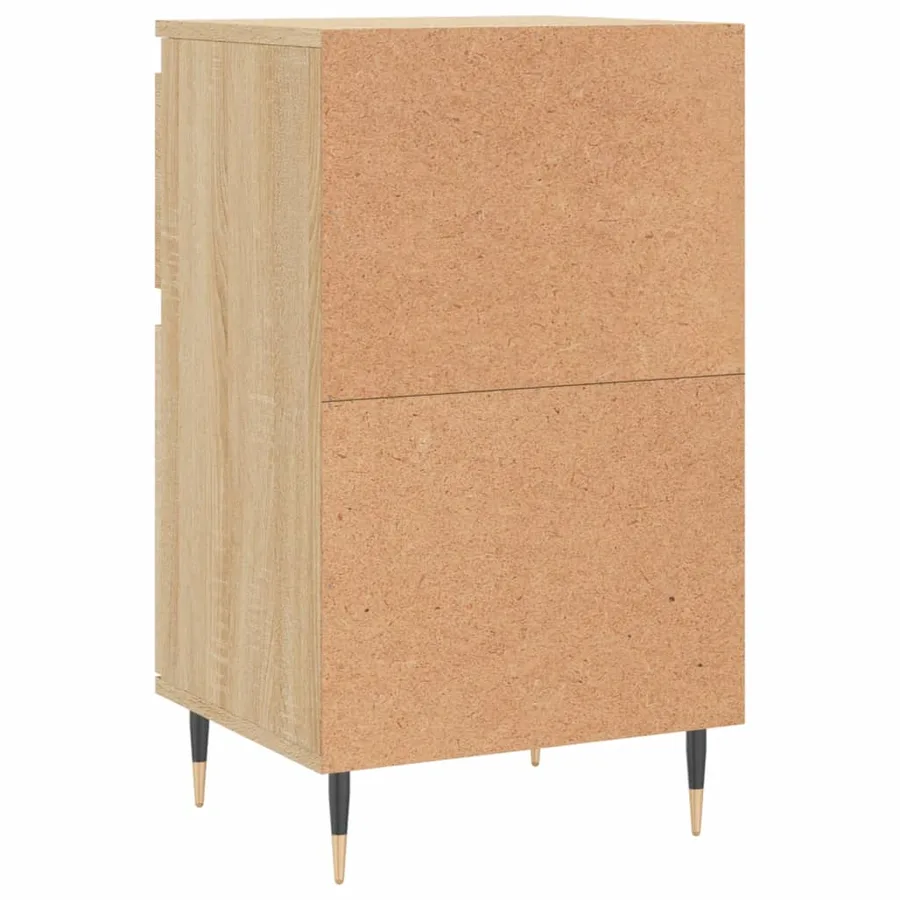 Buffet chêne sonoma 40x35x70 cm bois d'ingénierie - 8