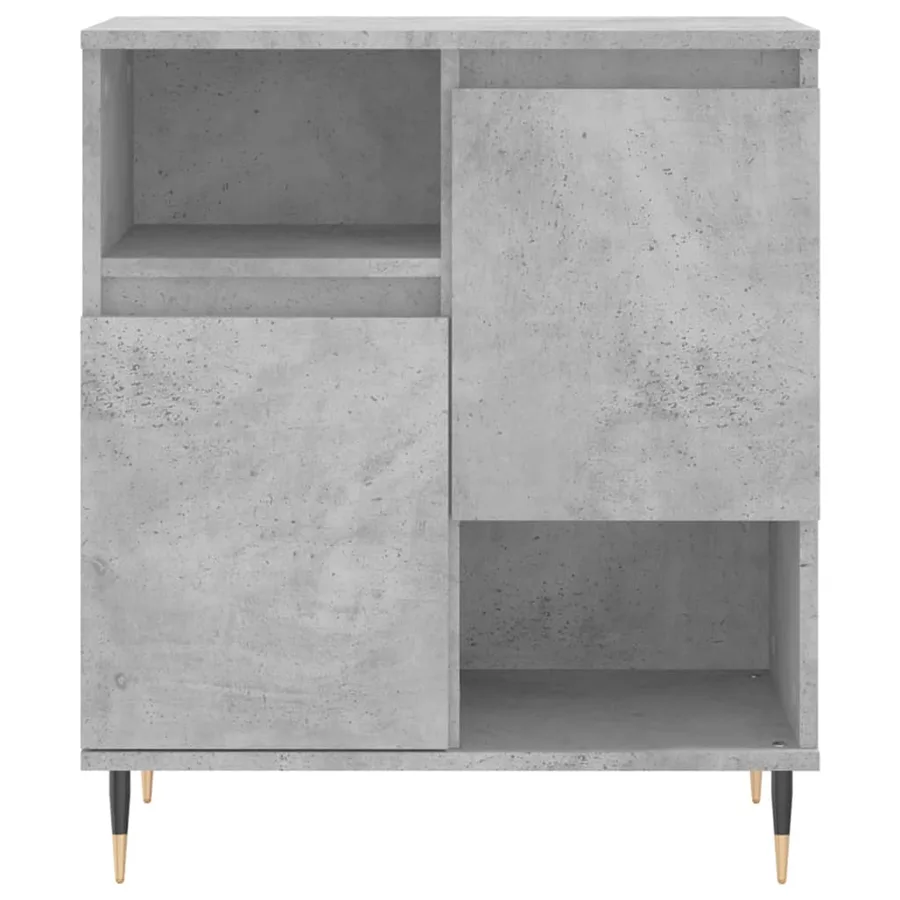 Buffet Gris béton 60x35x70 cm Bois d'ingénierie - 5
