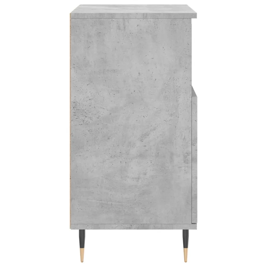 Buffet Gris béton 60x35x70 cm Bois d'ingénierie - 7
