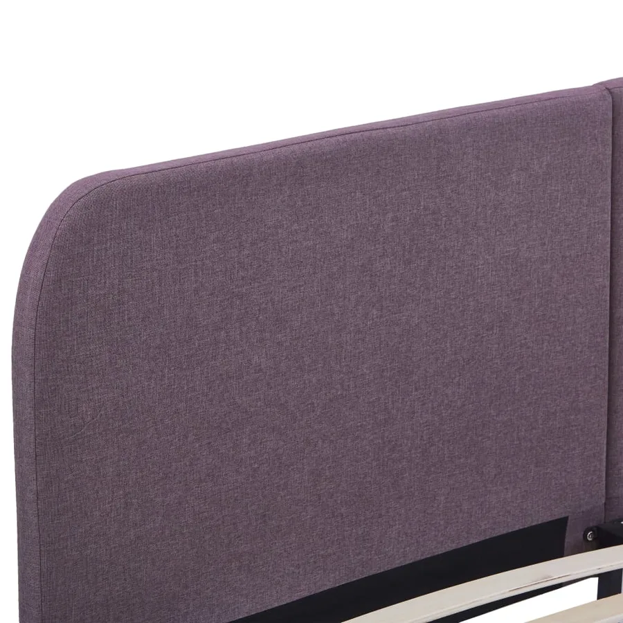 Cadre de lit sans matelas taupe tissu 180x200 cm - 5