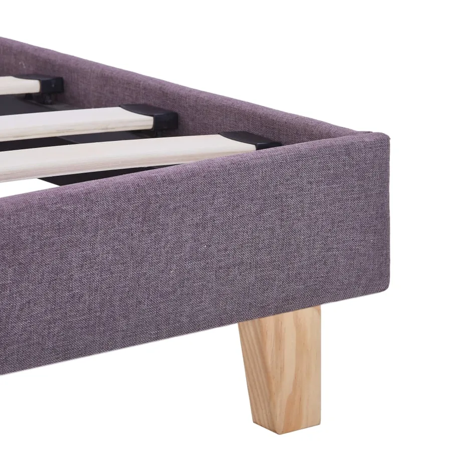 Cadre de lit sans matelas taupe tissu 180x200 cm - 6