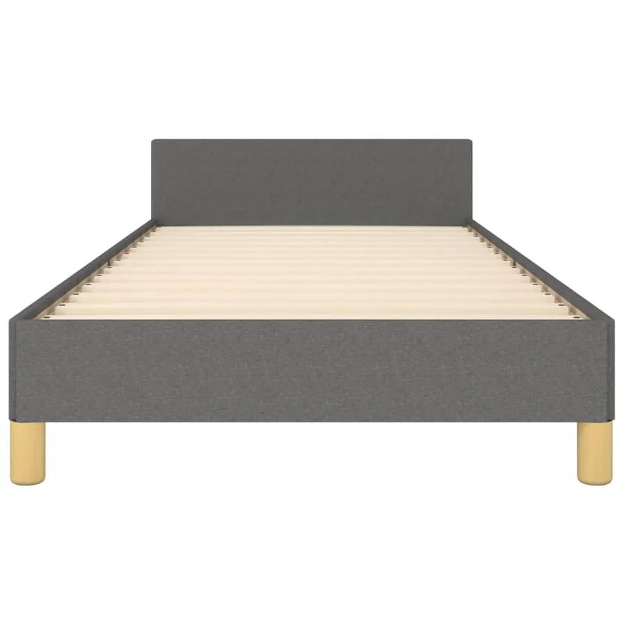 Cadre de lit sans matelas avec tête de lit 80x200cm tissu - 6