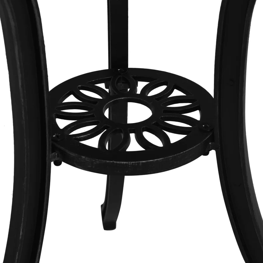 Ensemble de bistro 3 pcs Aluminium coulé Noir - 14