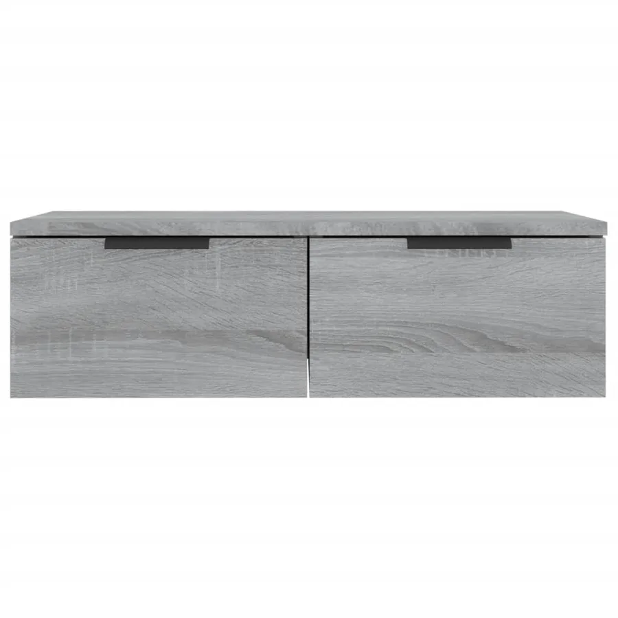 Armoires murales 2 pcs Sonoma gris 68x30x20cm Bois d'ingénierie - 9