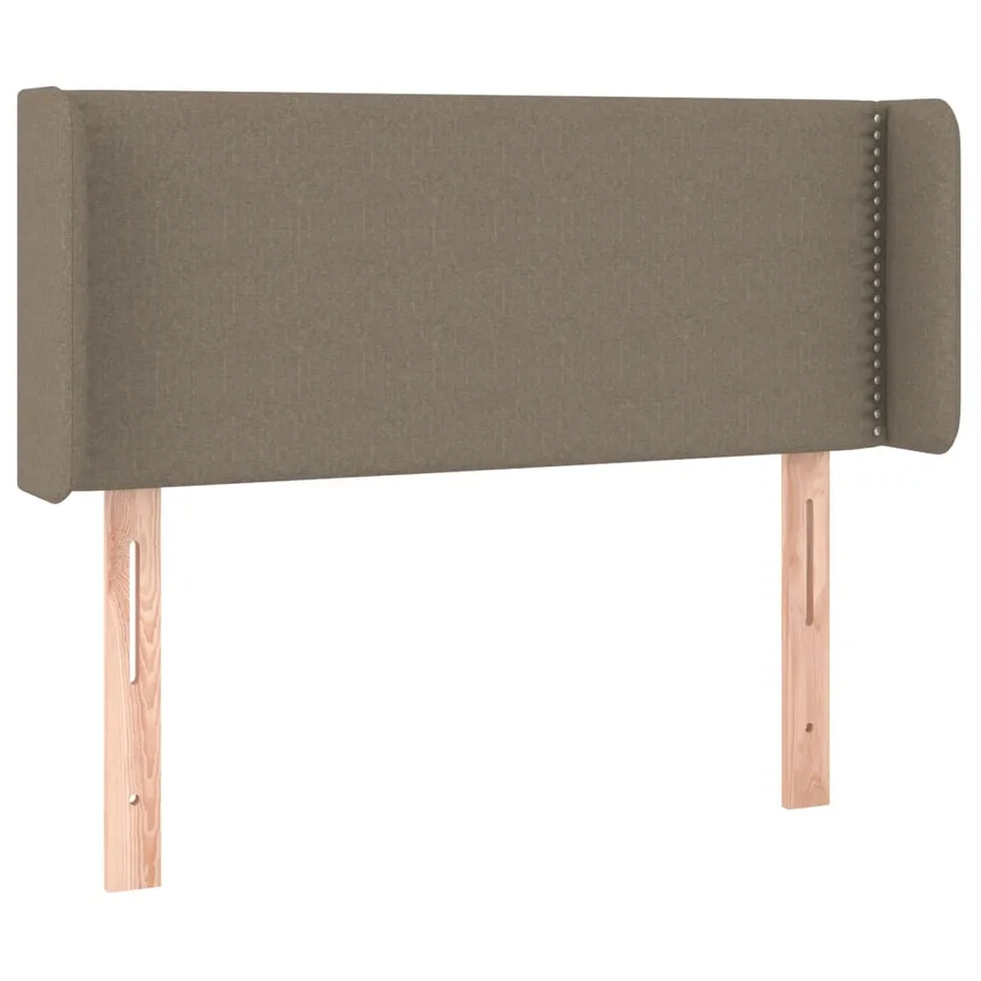 Tête de lit avec oreilles Taupe 93x16x78/88 cm Tissu - 2