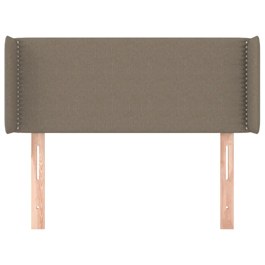 Tête de lit avec oreilles Taupe 93x16x78/88 cm Tissu - 3