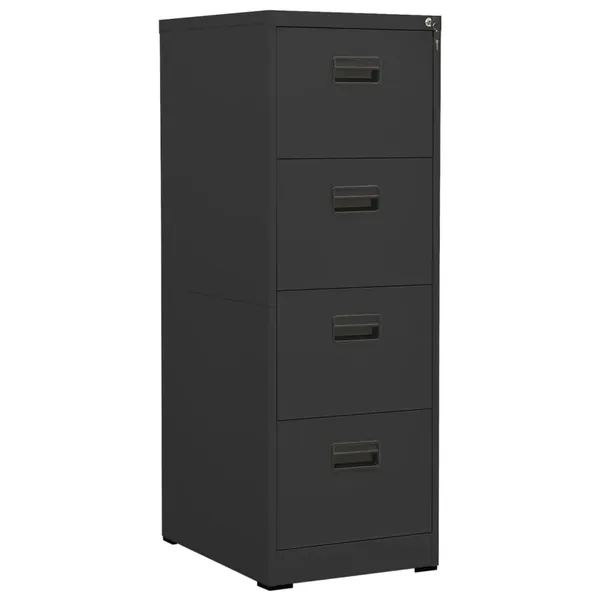 Classeur Anthracite 46x62x133 cm Acier