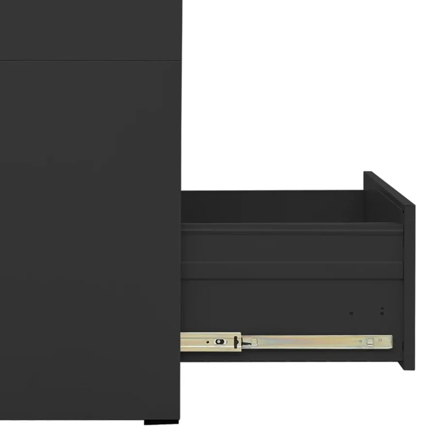 Classeur Anthracite 46x62x133 cm Acier - 6