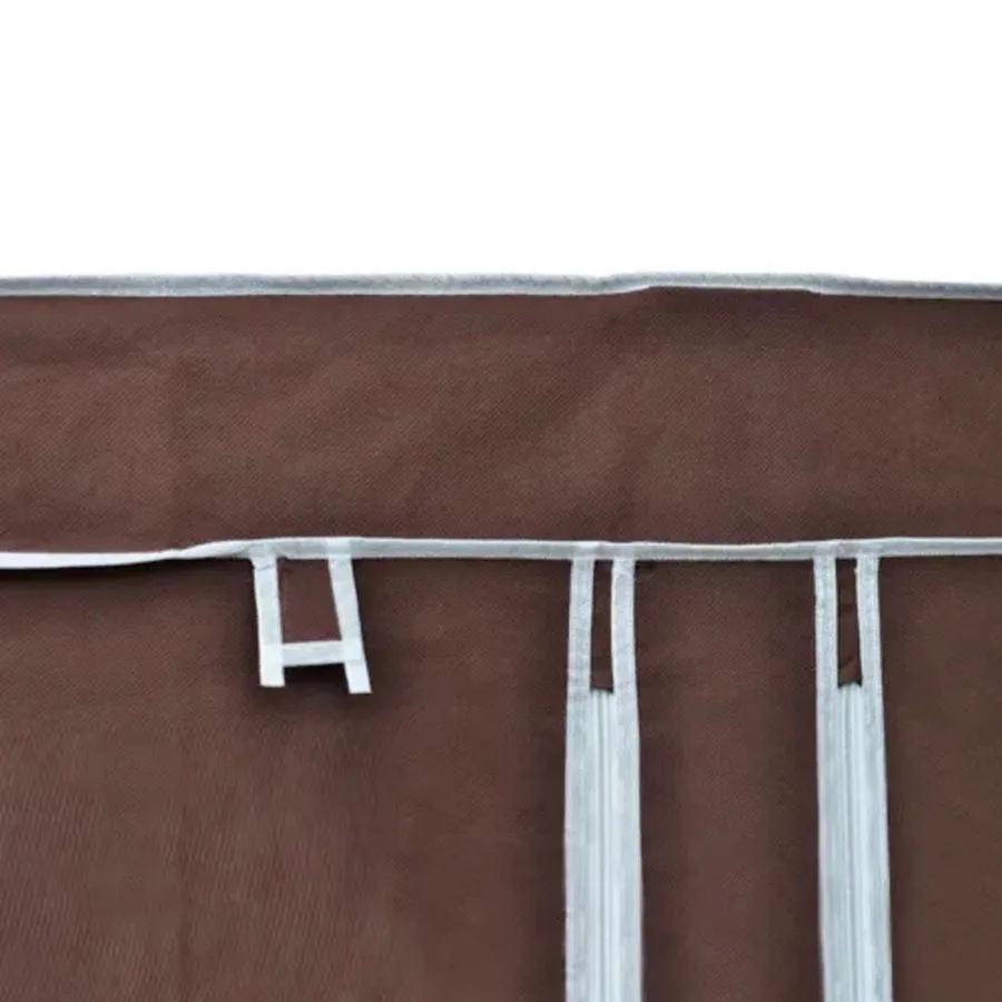 Garde-robe Tissu Marron - 5