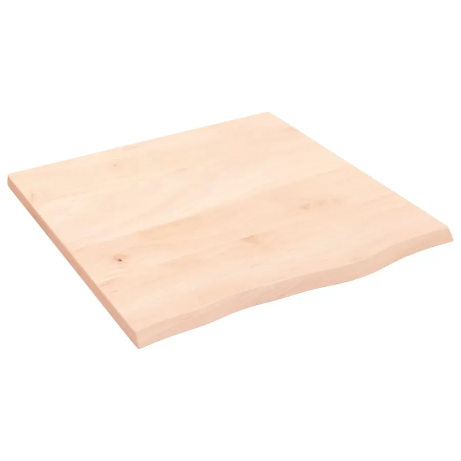 Étagère murale 60x60x2 cm bois de chêne massif non traité - 2