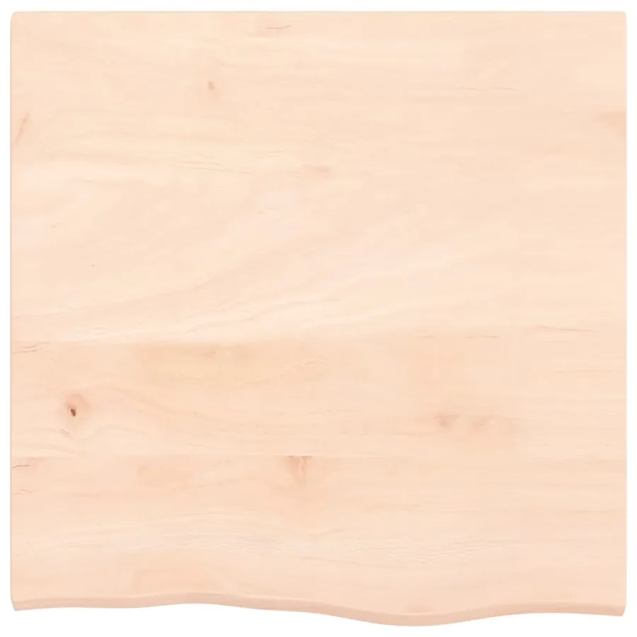 Étagère murale 60x60x2 cm bois de chêne massif non traité - 4