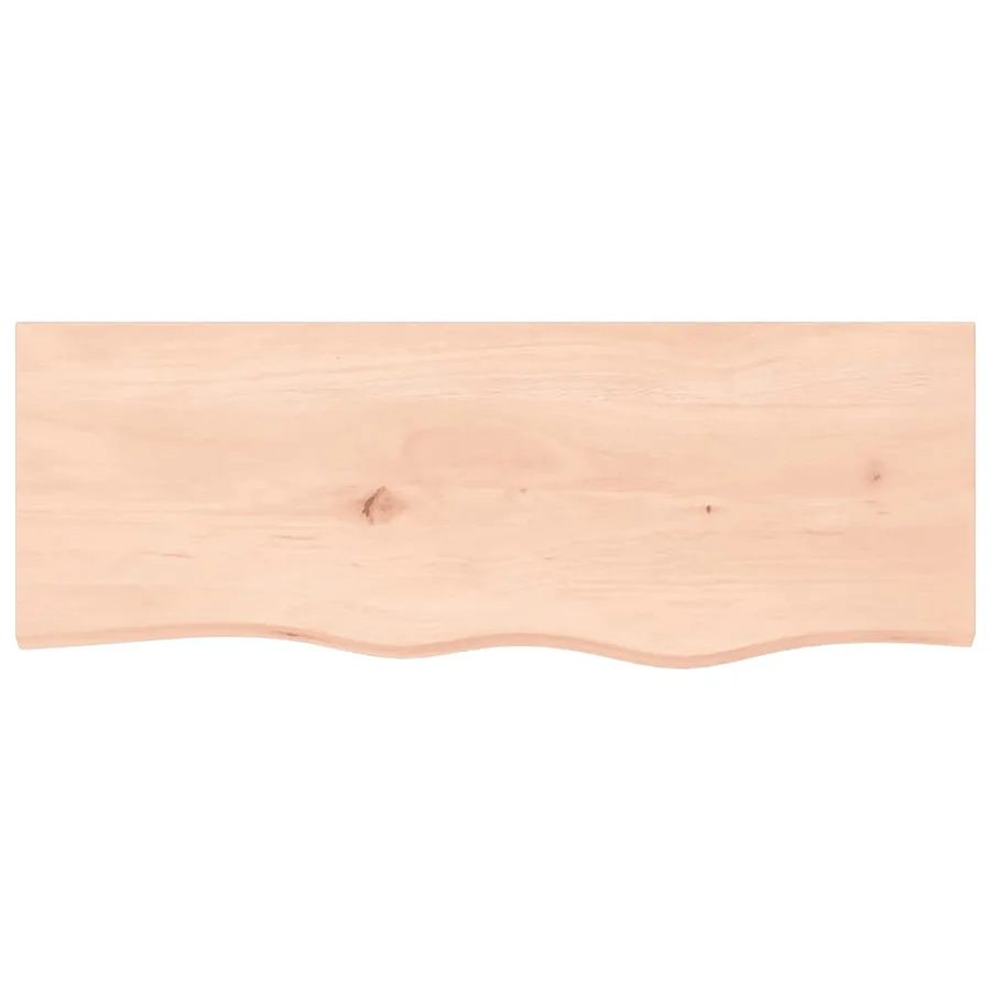 Étagère murale 80x30x(2-6) cm bois de chêne massif non traité - 4