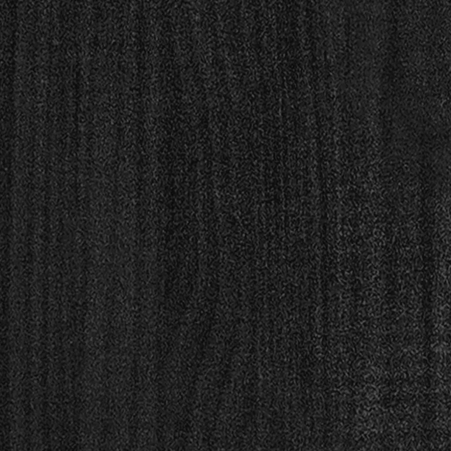 Jardinières 2 pcs Noir 70x70x70 cm Bois de pin massif - 7