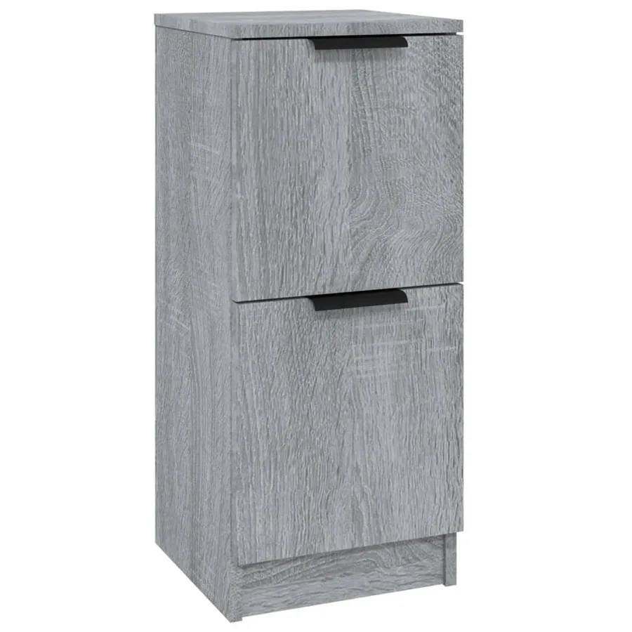 Buffet Sonoma gris 30x30x70 cm Bois d'ingénierie - 2