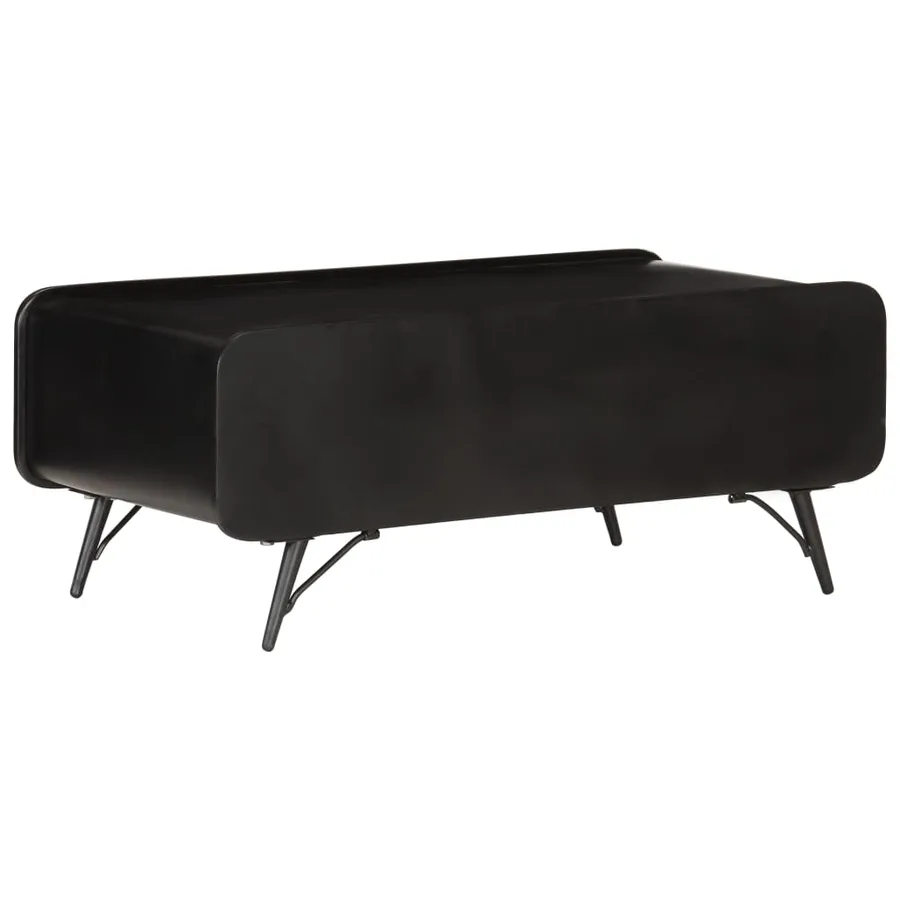 Table basse 100x50x40 cm Bois de manguier massif - 4