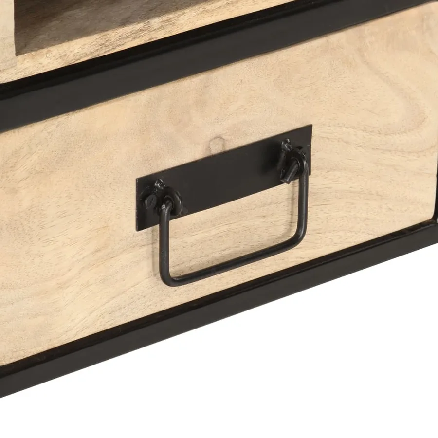 Table basse 100x50x40 cm Bois de manguier massif - 5