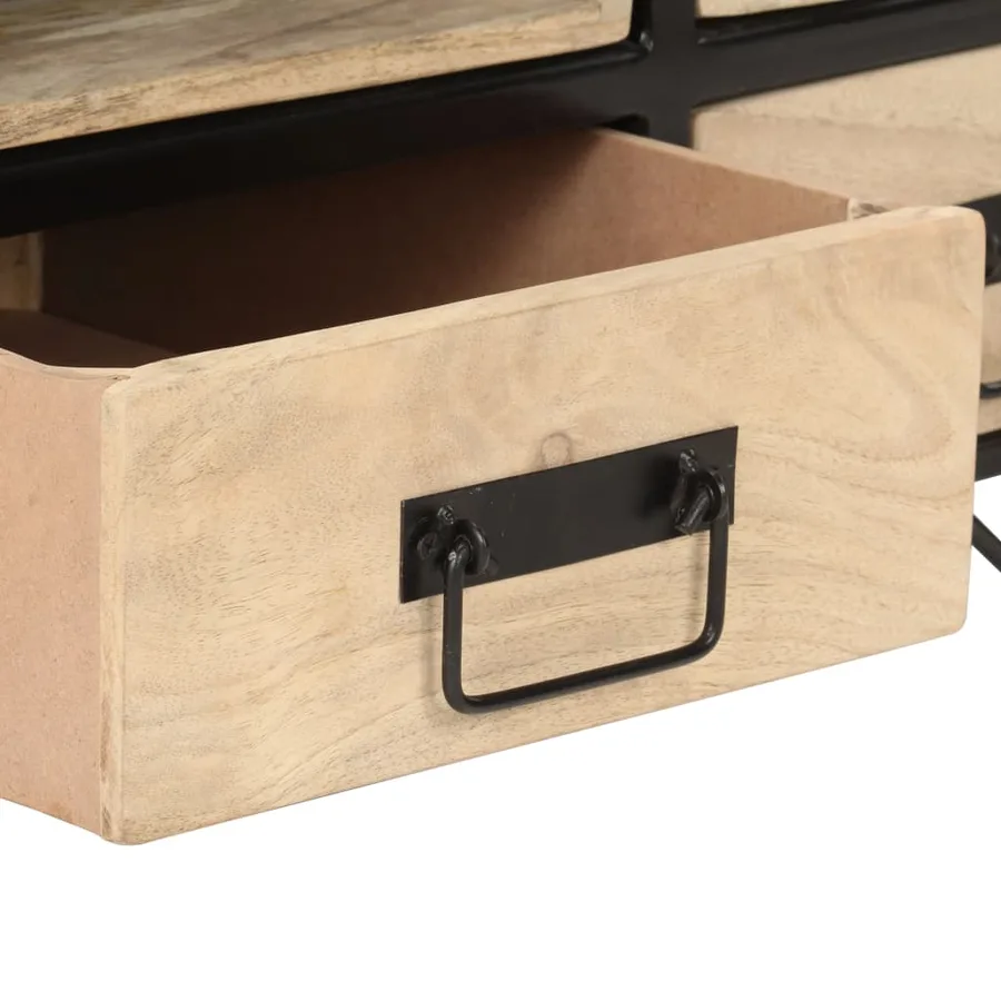 Table basse 100x50x40 cm Bois de manguier massif - 6