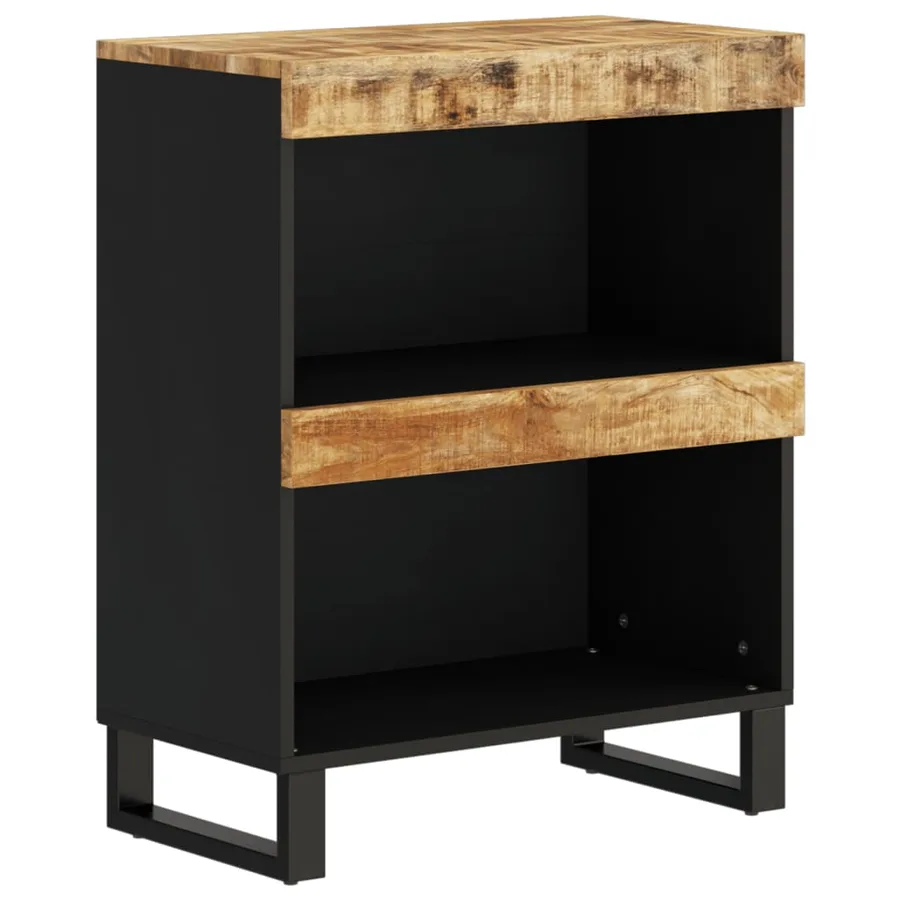 Armoire latérale 60x33x75 cm bois massif de manguier - 2