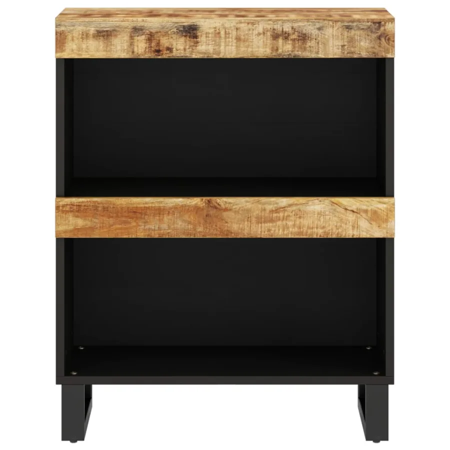 Armoire latérale 60x33x75 cm bois massif de manguier - 3