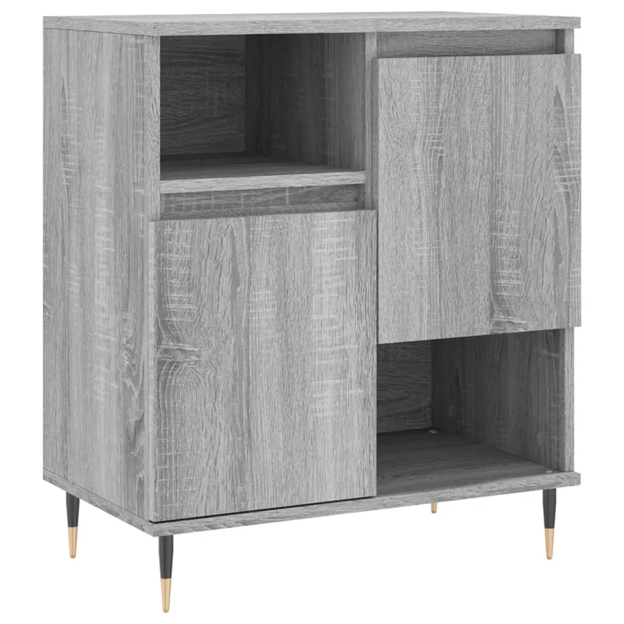 Buffet Sonoma gris 60x35x70 cm Bois d'ingénierie - 2