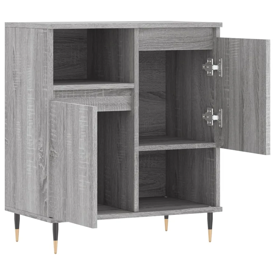 Buffet Sonoma gris 60x35x70 cm Bois d'ingénierie - 6