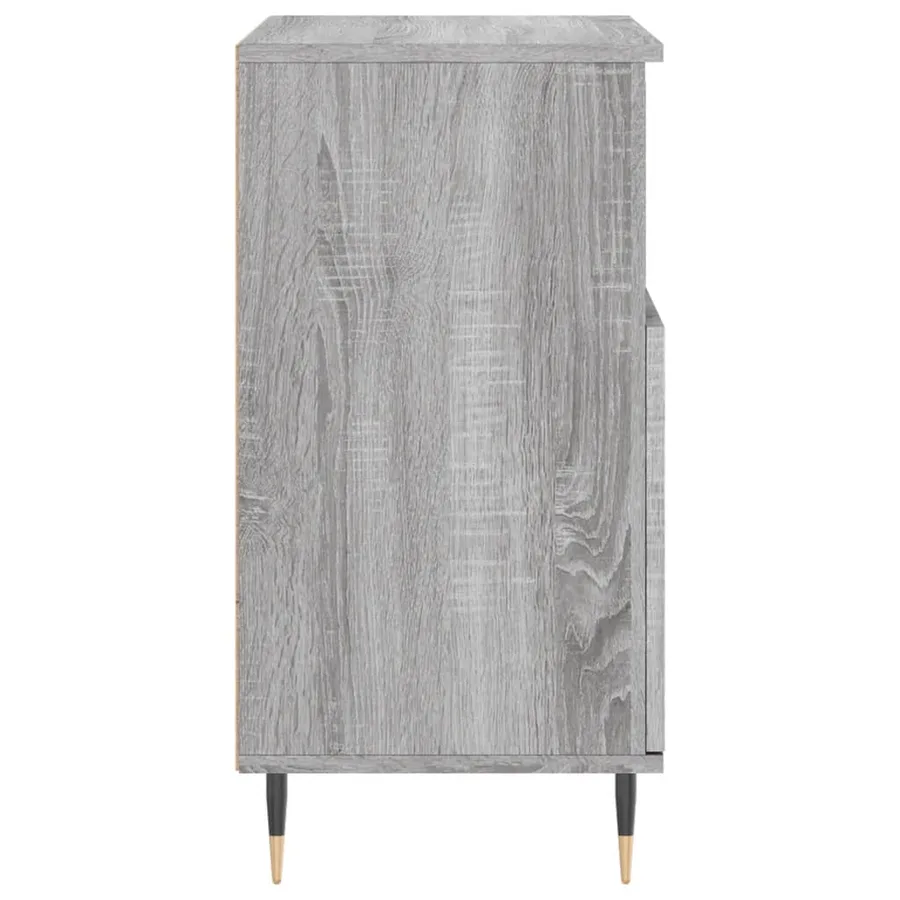 Buffet Sonoma gris 60x35x70 cm Bois d'ingénierie - 7