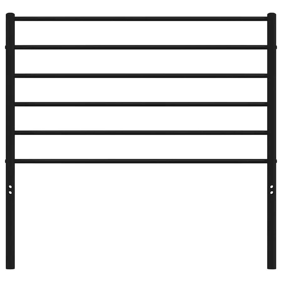 Tête de lit de remplacement métal noir 100 cm - 4