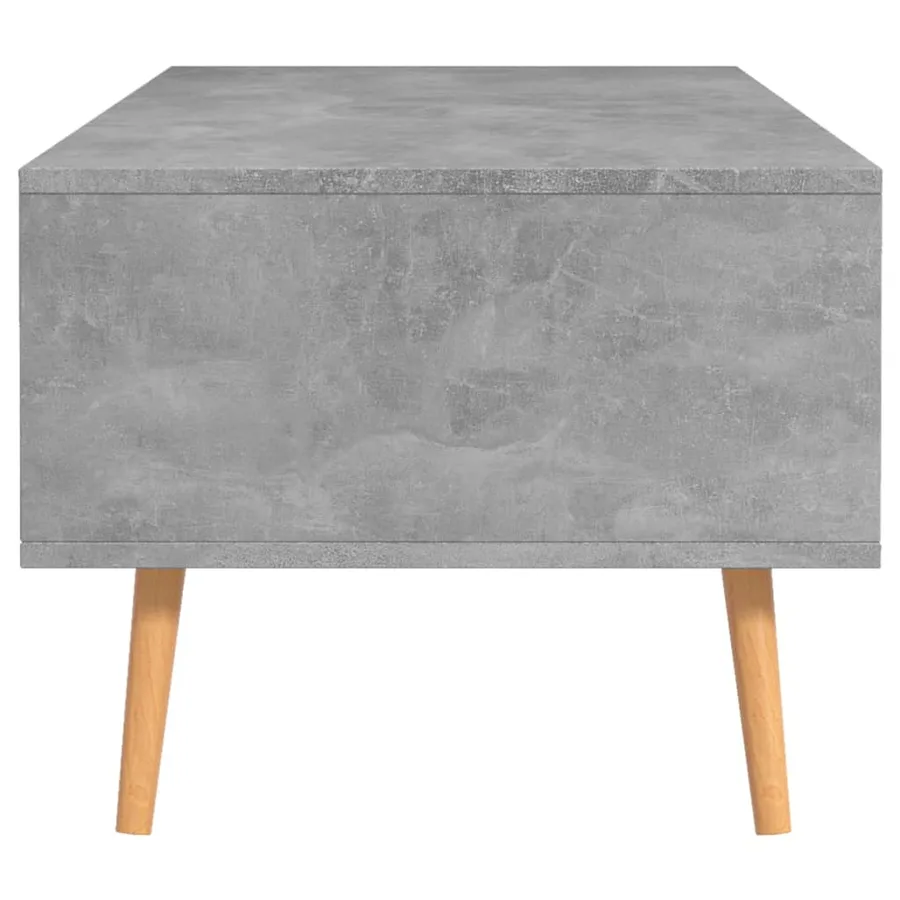Table basse Gris béton 100x49,5x43 cm Bois d'ingénierie - 6