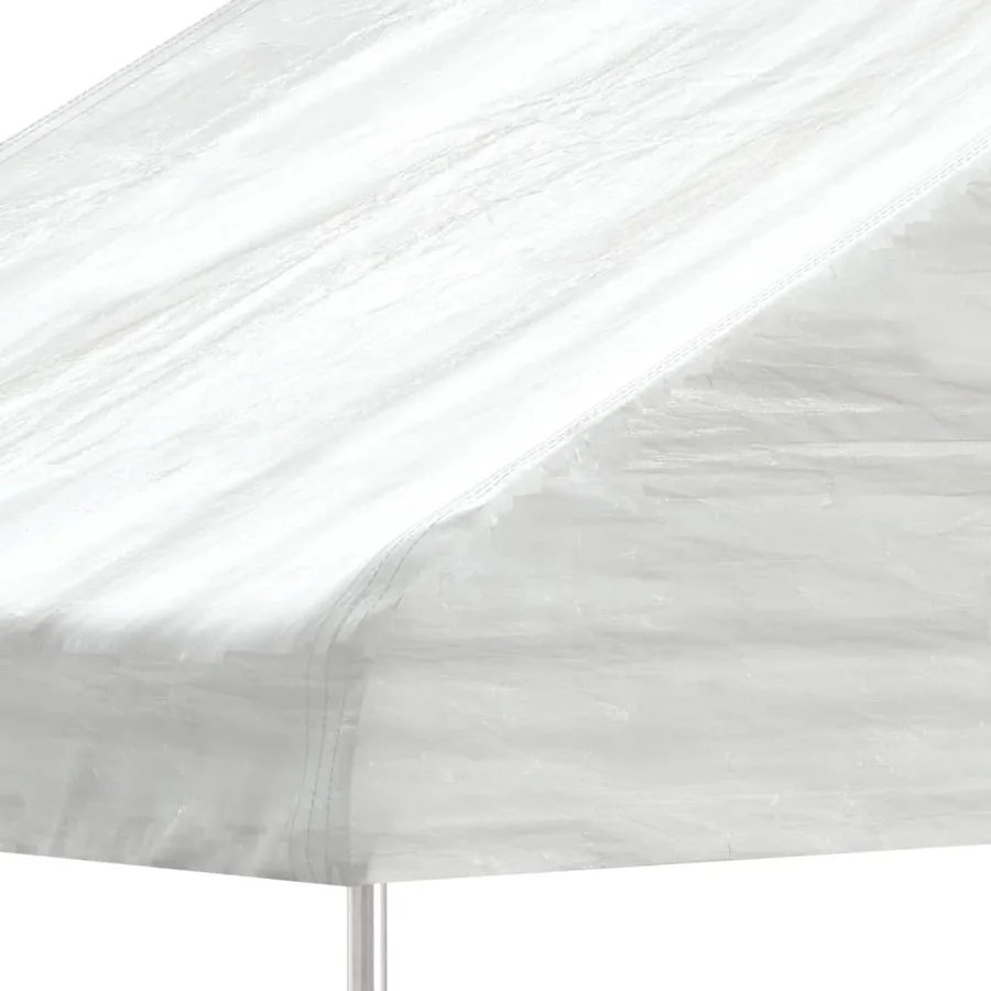 Belvédère avec toit blanc 11,15x5,88x3,75 m polyéthylène - 4