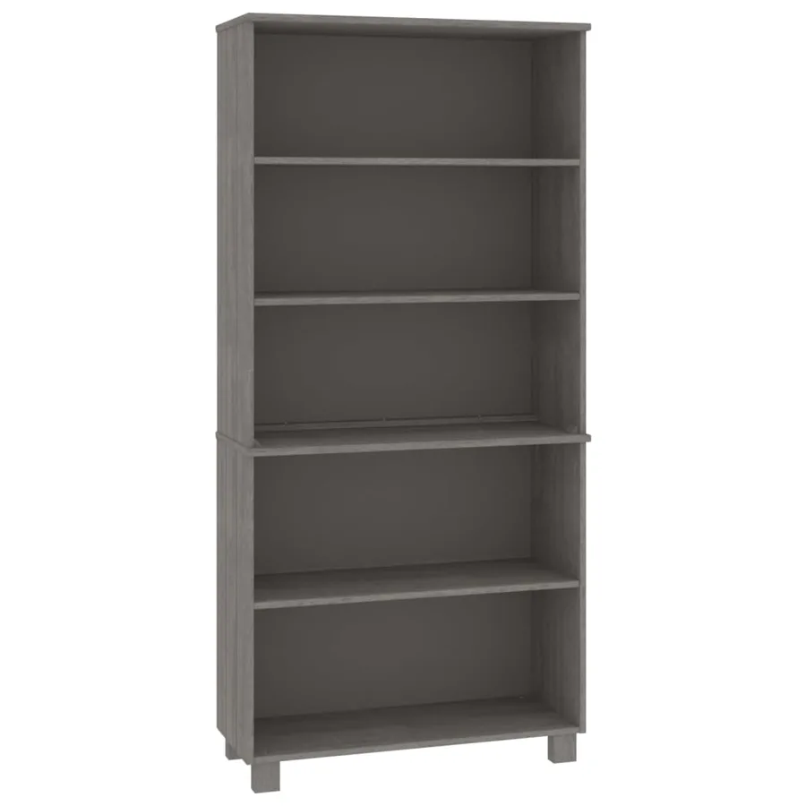 Buffet HAMAR Bois massif de pin Gris clair - 2