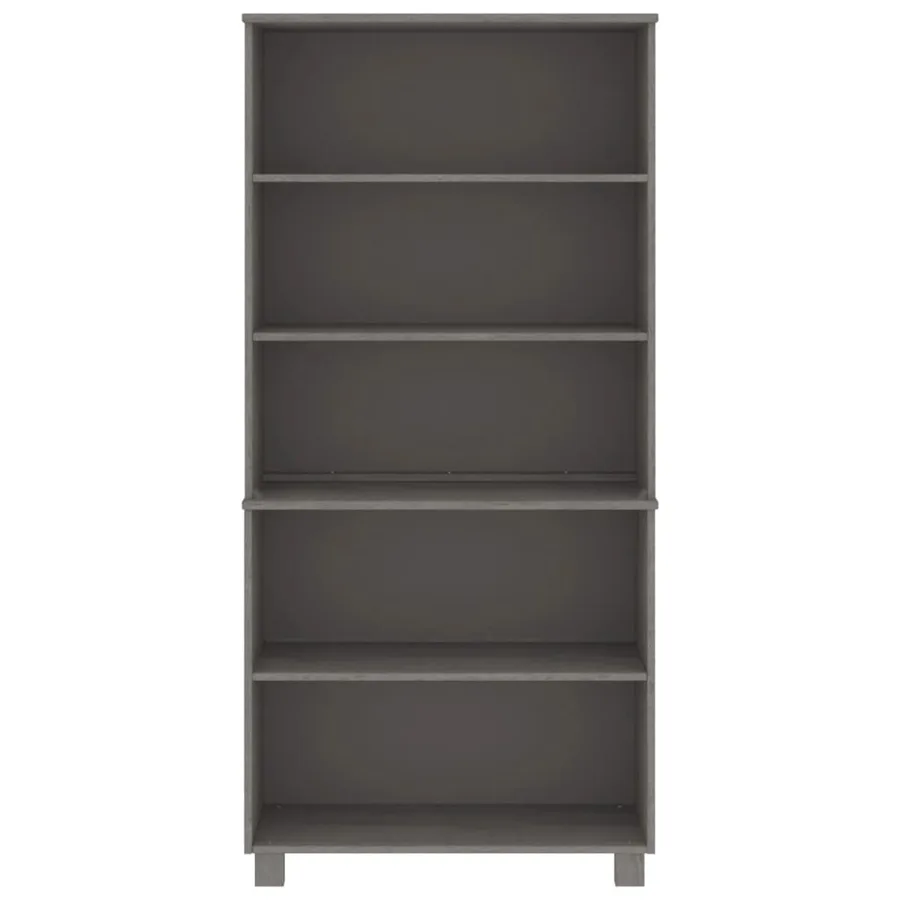 Buffet HAMAR Bois massif de pin Gris clair - 3