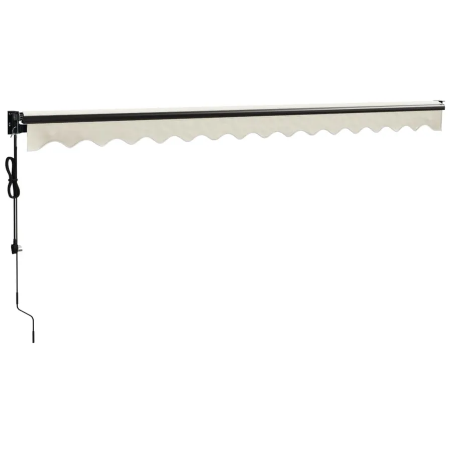 Auvent rétractable automatique crème 4,5x3 m - 4
