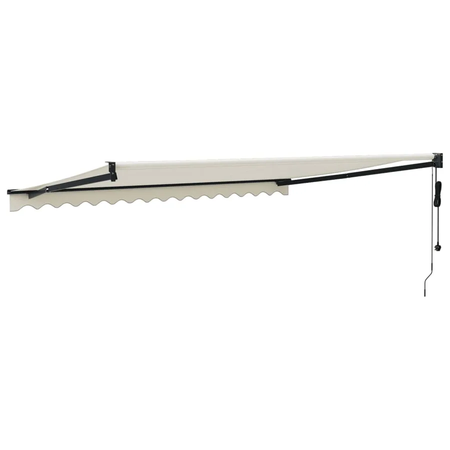 Auvent rétractable automatique crème 4,5x3 m - 5