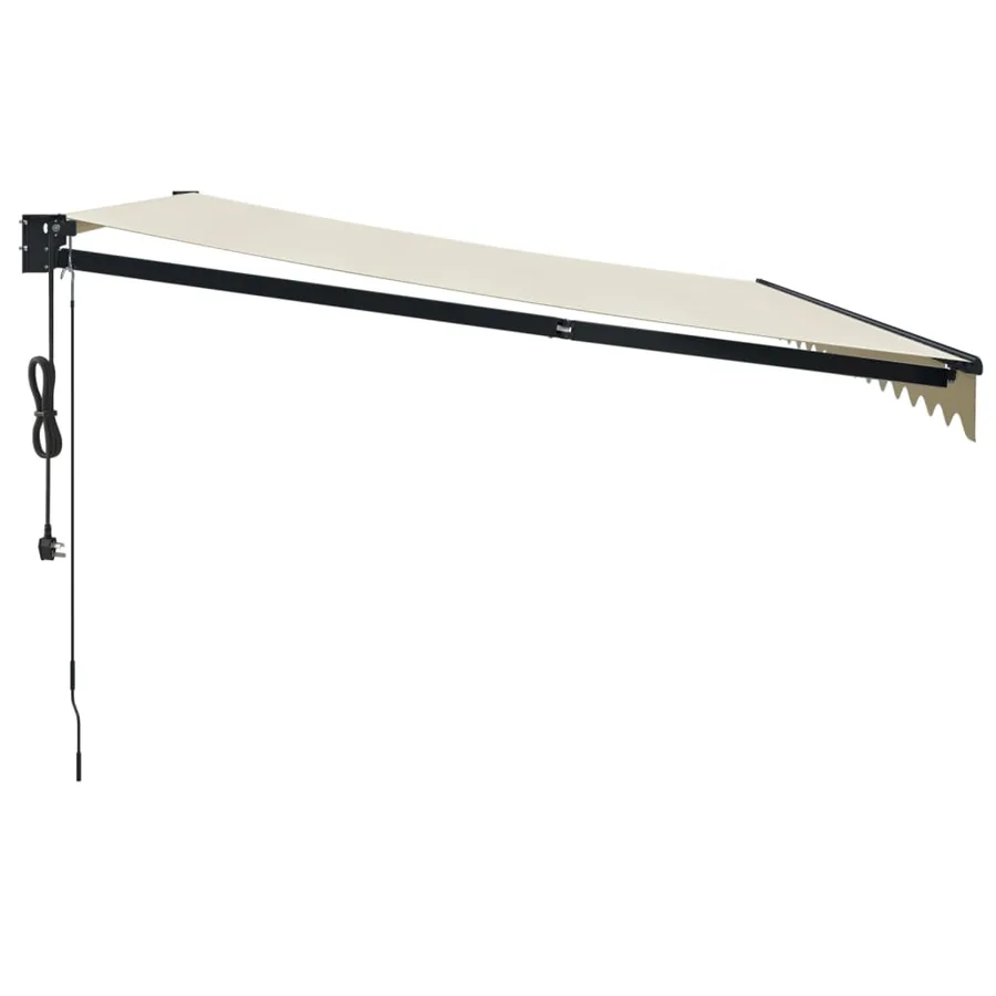 Auvent rétractable automatique crème 4,5x3 m - 6