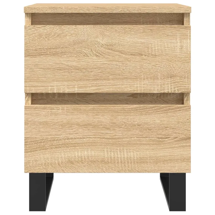 Table de chevet chêne sonoma 40x35x50 cm bois d’ingénierie - 5