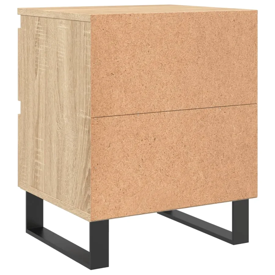 Table de chevet chêne sonoma 40x35x50 cm bois d’ingénierie - 8