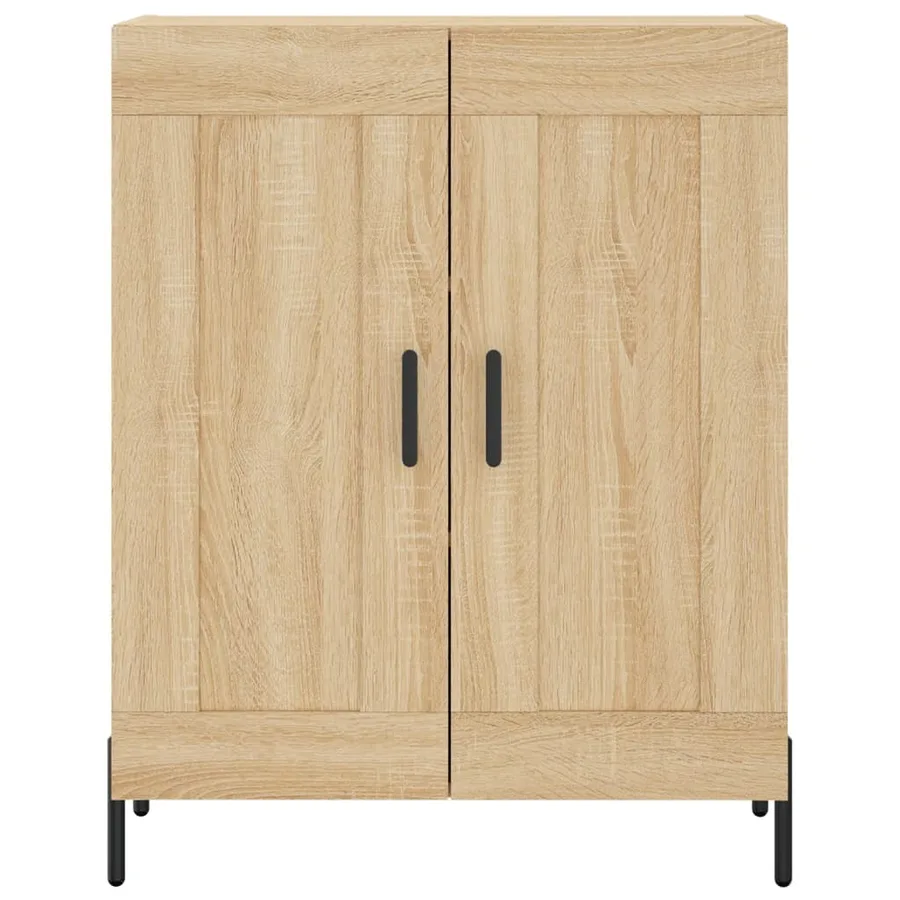 Buffet haut Chêne sonoma 69,5x34x180 cm Bois d'ingénierie - 8