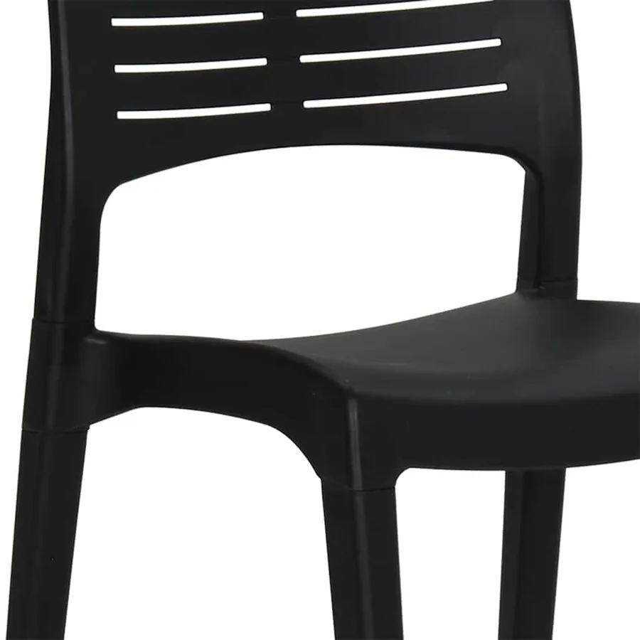 Chaises de jardin lot de 2 Anthracite Polypropylène - 8
