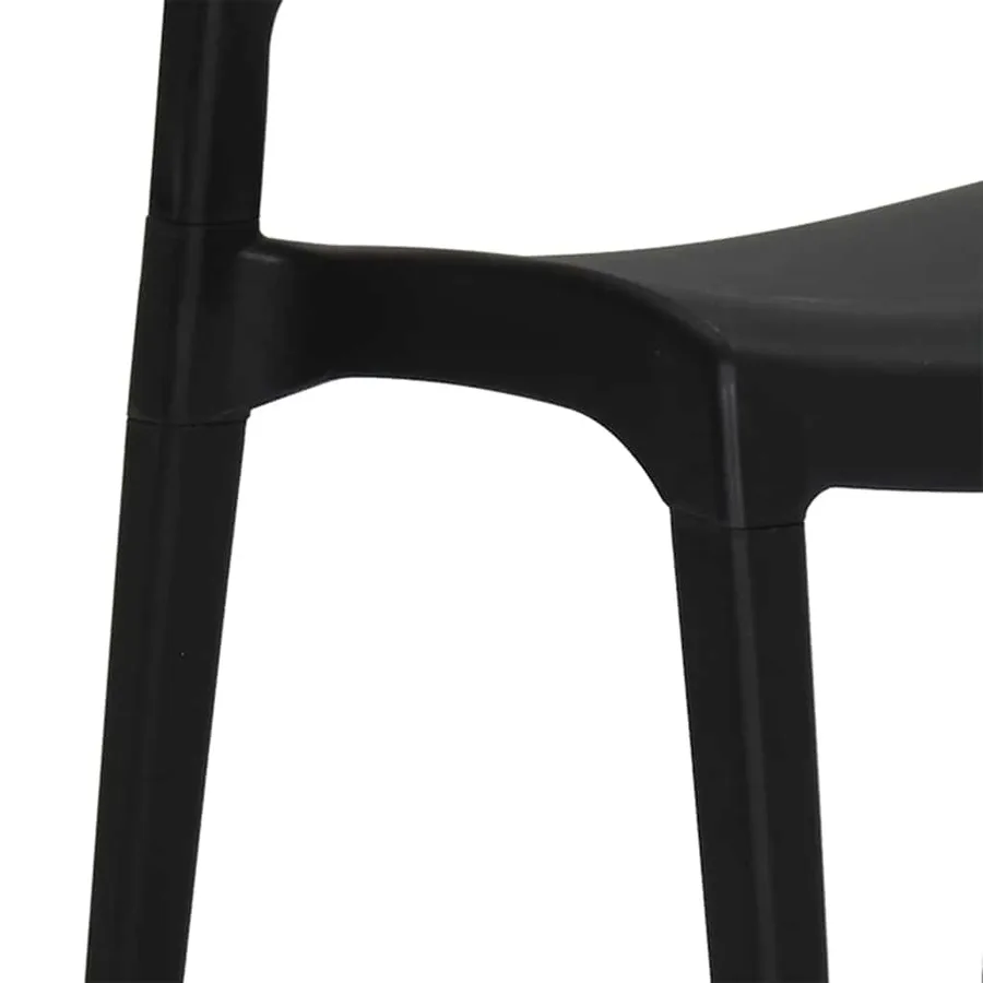 Chaises de jardin lot de 2 Anthracite Polypropylène - 9