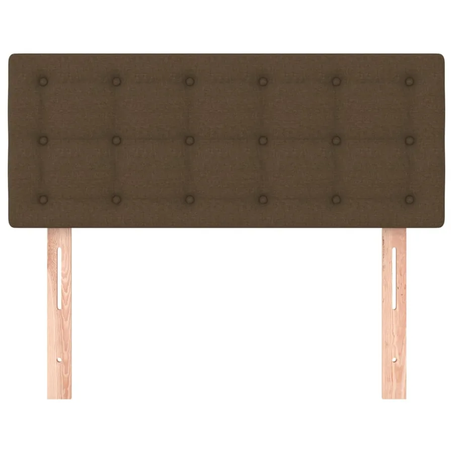 Tête de lit Marron Foncé 80x5x78/88 cm Tissu - 3