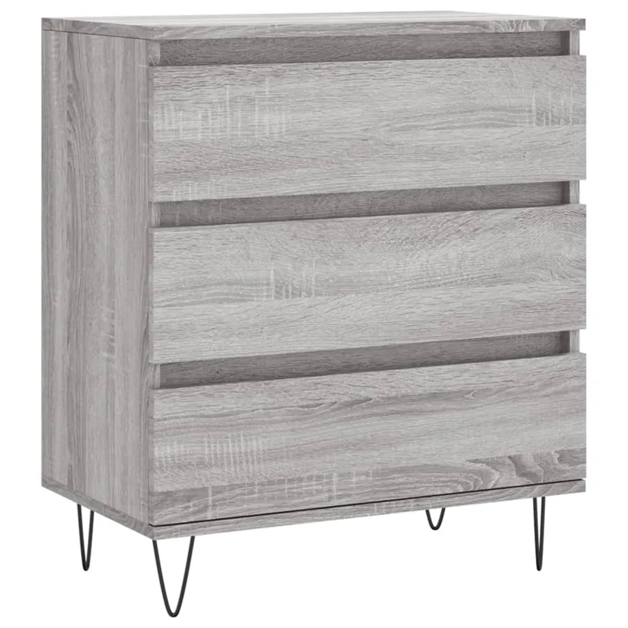 Buffet Sonoma gris 60x35x70 cm Bois d'ingénierie - 2