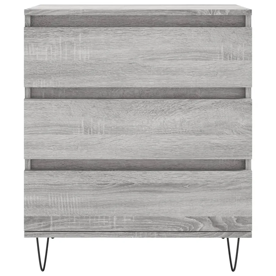 Buffet Sonoma gris 60x35x70 cm Bois d'ingénierie - 5