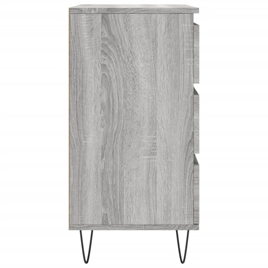 Buffet Sonoma gris 60x35x70 cm Bois d'ingénierie - 7