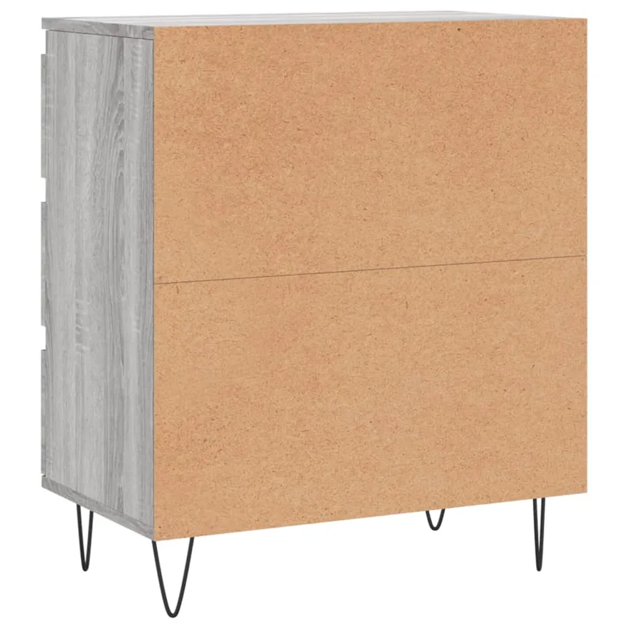 Buffet Sonoma gris 60x35x70 cm Bois d'ingénierie - 8