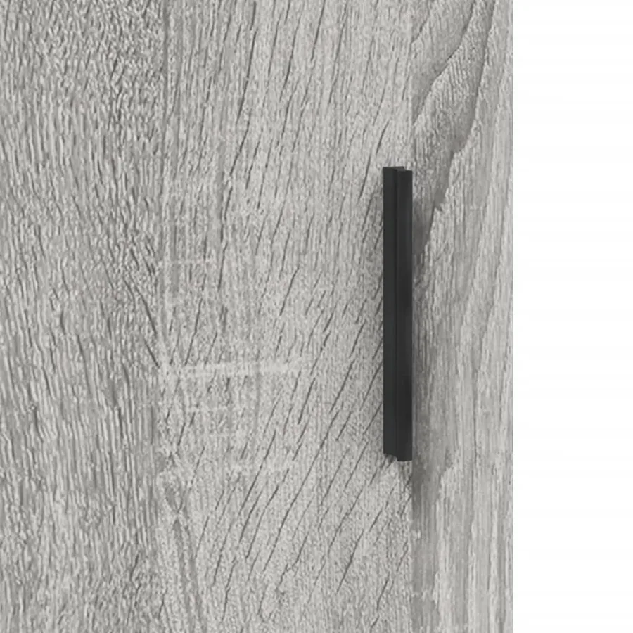 Buffet sonoma gris 69,5x34x90 cm bois d'ingénierie - 10
