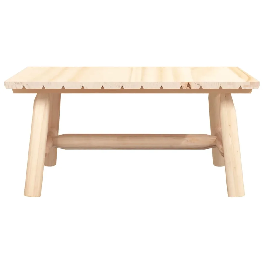 Table basse 90x50x41 cm bois massif d'épicéa - 3
