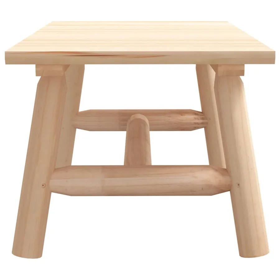 Table basse 90x50x41 cm bois massif d'épicéa - 4