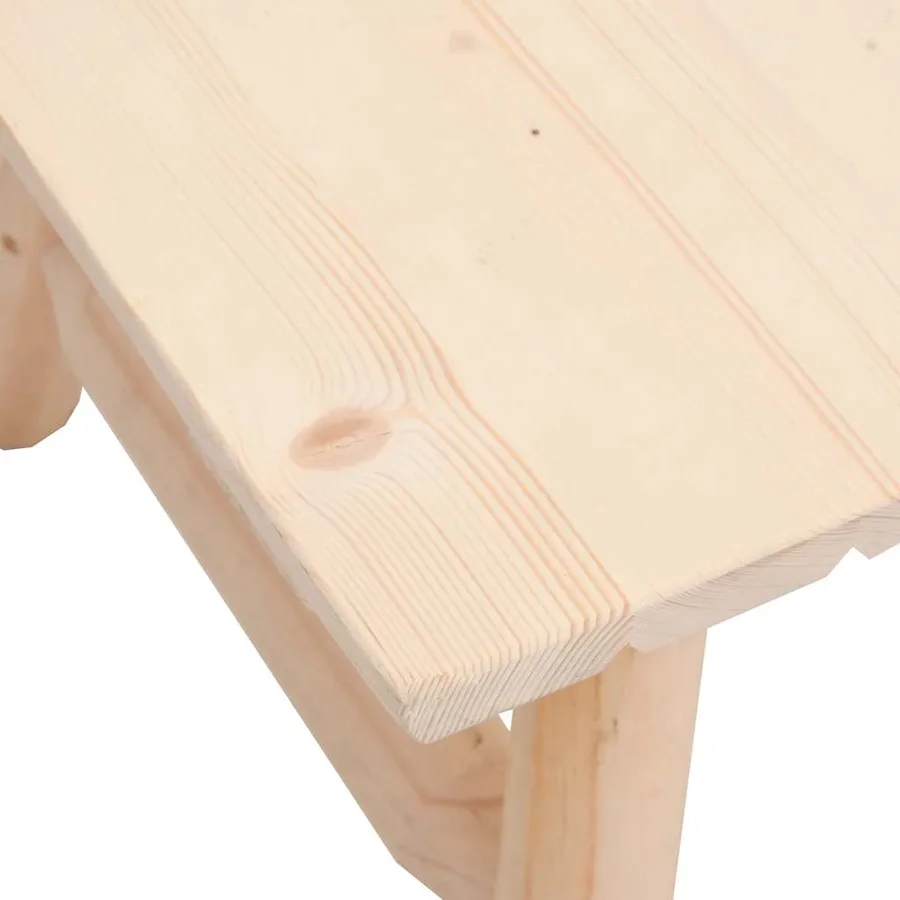 Table basse 90x50x41 cm bois massif d'épicéa - 5