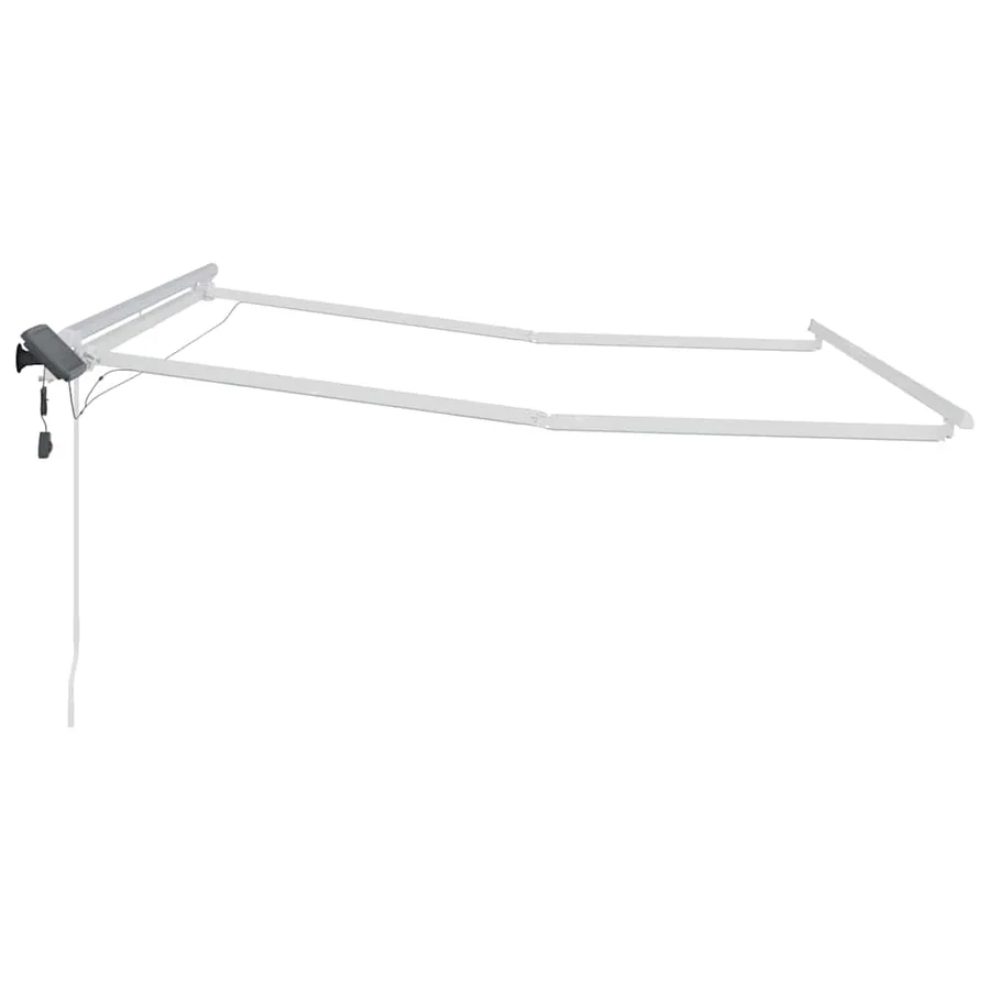 Cadre d'auvent Blanc 300 x 250 cm Aluminium - 7