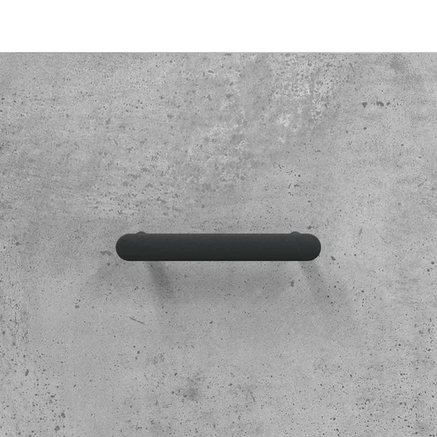 Buffet haut Gris béton 69,5x34x180 cm Bois d'ingénierie - 10